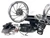360 OSD FAT TIRE KIT CHROME TURBO WHEELS 03 & 04 CBR1000RR