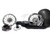 HAYABUSA 360 STEALTH FAT TIRE KIT CHROME TURBO WHEELS 08-12 SUZUKI HAYABUSA