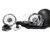 360 STEALTH FAT TIRE KIT CHROME TURBO WHEELS 01-05 SUZUKI GSXR 600 750