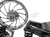 360 STEALTH FAT TIRE KIT CHROME TURBO WHEELS 01-05 SUZUKI GSXR 600 750