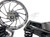 360 STEALTH FAT TIRE KIT CHROME TURBO WHEELS 08-20 SUZUKI GSXR 600 750