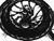 HAYABUSA STOCK SIZE BLACK ENGRAVED HELLIAN WHEELS 2022-2024 SUZUKI HAYABUSA ABS