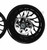 HAYABUSA STOCK SIZE SOLID BLACK HELLIAN WHEELS 2022-2024 SUZUKI HAYABUSA ABS