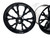 CBR 360 FAT TIRE SOLID BLACK VANDETTA WHEELS 03 & 04 CBR1000RR