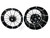 GSXR STOCK SIZE BLACK CONTRAST INFIDEL WHEELS 01-08 SUZUKI GSXR 1000