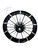 GSXR STOCK SIZE BLACK CONTRAST INFIDEL WHEELS 01-08 SUZUKI GSXR 1000