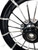 GSXR STOCK SIZE BLACK CONTRAST INFIDEL WHEELS 01-08 SUZUKI GSXR 1000