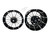 GSXR STOCK SIZE BLACK CONTRAST INFIDEL WHEELS 01-08 SUZUKI GSXR 1000