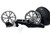 YZF 240 STEALTH FAT TIRE KIT CHROME VANDETTA WHEELS 2009-2014 YAMAHA YZF R1