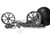 GSXR 300 CHROME FAT TIRE KIT CHROME VANDETTA WHEELS 01-05 SUZUKI GSXR 600 750