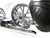 GSXR 300 CHROME FAT TIRE KIT CHROME VANDETTA WHEELS 01-08 SUZUKI GSXR 1000