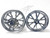 HAYABUSA STOCK SIZE CHROME SMOOTH VANDETTA WHEELS 99-07 SUZUKI HAYABUSA