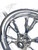 HAYABUSA 300 FAT TIRE CHROME SMOOTH VANDETTA WHEELS 99-07 SUZUKI HAYABUSA