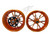 360 ILLUSION ORANGE CONTRAST VANDETTA WHEELS 06-11 KAWASAKI NINJA ZX-14