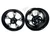 360 FAT TIRE BLACK CONTRAST STREET FIGHTER WHEELS 06-07 SUZUKI GSXR 600 750