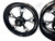 360 FAT TIRE BLACK CONTRAST ST FIGHTER WHEELS 01-08 SUZUKI GSXR 1000