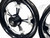300 FAT TIRE BLACK CONTRAST STREET FIGHTER WHEELS 2009-2016 SUZUKI GSXR 1000