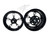 300 FAT TIRE BLACK CONTRAST STREET FIGHTER WHEELS 12-20 KAWASAKI NINJA ZX-14R