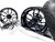 240 CHROME FAT TIRE KIT BLACK CONTRAST RECLUSE WHEELS 12-20 KAWASAKI NINJA ZX-14