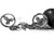 330 CHROME ARM FAT TIRE KIT CHROME KANJI WHEELS 13-20 SUZUKI HAYABUSA ABS