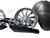 360 OSD FAT TIRE KIT CHROME INFERNO WHEELS 08-20 SUZUKI GSXR 600 750
