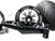 BUSA 240 STEALTH FAT TIRE KIT BLACK CONTRAST SLAM WHEELS 99-07 SUZUKI HAYABUSA