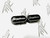 BLACK CONTRAST DIAMOND CUT LOWER FORK PINCH BOLT CAPS 1999 SUZUKI HAYABUSA