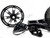 360 OSD FAT TIRE KIT BLACK CONTRAST SLAM WHEELS 2009-2014 YAMAHA YZF R1