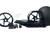 360 STEALTH FAT TIRE KIT BLACK CONTRAST JEDI WHEELS 08-20 SUZUKI GSXR 600 750