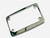 CHROME DIAMOND CUT LICENSE PLATE FRAME & PEG MOUNT TAG BRACKET ALL SPORT BIKES