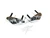 HAYABUSA CHROME MIRROR BASES 2022-2024 SUZUKI HAYABUSA
