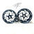 NINJA STOCK SIZE MISTY MIDNIGHT SHREDDER WHEELS 12-22 KAWASAKI NINJA ZX-14R