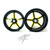 GSXR 330 FAT TIRE BLACK AND YELLOW ALL STAR WHEELS 01-05 SUZUKI GSXR 600 750
