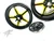 GSXR 330 FAT TIRE BLACK AND YELLOW ALL STAR WHEELS 06-07 SUZUKI GSXR 600 750