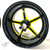 GSXR 360 FAT TIRE BLACK AND YELLOW ALL STAR WHEELS 2009-2020 SUZUKI GSXR 1000