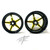 NINJA 360 FAT TIRE BLACK AND YELLOW ALL STAR WHEELS 06-11 KAWASAKI NINJA ZX-14