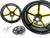 YZF 360 FAT TIRE BLACK AND YELLOW ALL STAR WHEELS 2004-2008 YAMAHA YZF R1
