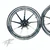 240 FAT TIRE KIT CHROME OMNI WHEELS CHROME STEALTH ARM 06-07 SUZUKI GSXR 600 750