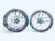 330 FAT TIRE CHROME TWIST IT WHEELS WITH RED RIVETS 08-20 SUZUKI GSXR 600/750