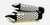 BLACK CONTRAST CUT EXTRA DIAMOND CUT SPIKE GRIPS 2004-2020 YAMAHA YZF R1