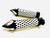 BLACK CONTRAST CUT EXTRA DIAMOND CUT SPIKE GRIPS 2004-2020 YAMAHA YZF R1