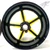 HAYABUSA 240 FAT TIRE BLACK AND YELLOW ALL STAR WHEELS 1999-2007 SUZUKI HAYABUSA