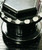 BLACK CONTRAST PLAIN 3D DIAMOND CUT EXHAUST PLUG ALL SPORTBIKES