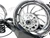 HAYABUSA 240 STEALTH FAT TIRE KIT CHROME TURBO WHEELS 22-25 SUZUKI HAYABUSA ABS