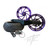 HAYABUSA 240 FAT TIRE KIT PURPLE PIRANHA WHEELS BLACK ARM 22-24 SUZUKI HAYABUSA