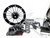 300 CHROME FAT TIRE KIT BLACK CONTRAST INFIDEL WHEEL 2022-2024 SUZUKI HAYABUSA