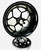 KAWASAKI 360 FAT TIRE BLACK REPLICA WHEEL PACKAGE 2012-2020 KAWASAKI NINJA ZX14R