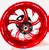 360 KIT WILDER RED "SHARK TOOTH" WHEELS BLACK ARM 09-20 SUZUKI GSXR 1000
