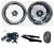 330 KIT CHROME "EVERCLEAR" WHEELS BLACK STEALTH ARM 12-22 KAWASAKI NINJA ZX-14R