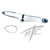 CHROME STEALTH STOCK WIDE EXTENDED SWINGARM BRAKE LINE 06-07 SUZUKI GSXR600 750